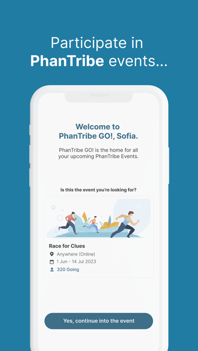 PhanTribe Events Screenshot