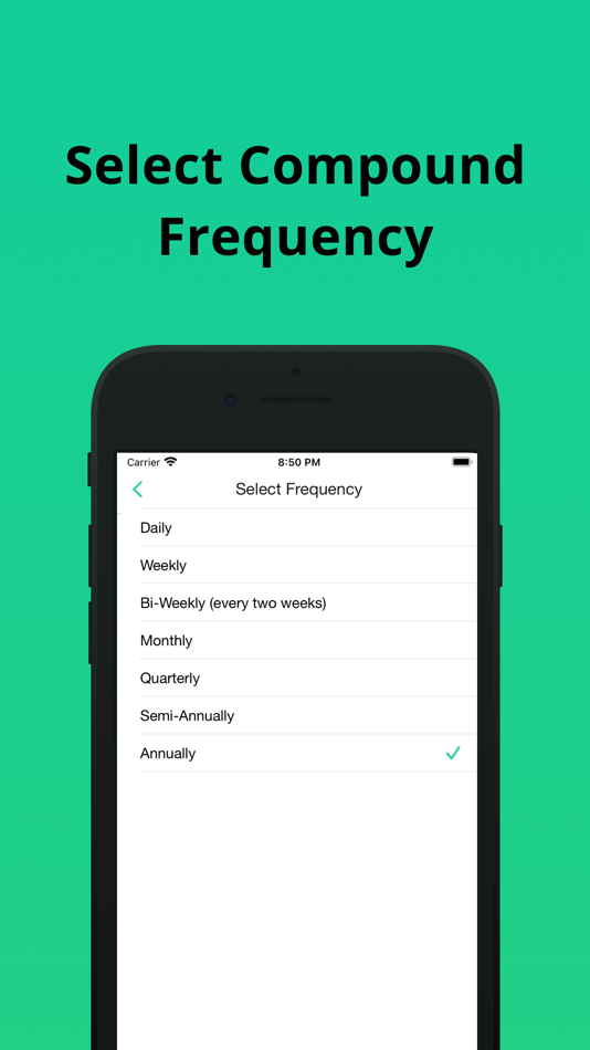 #4. Compound Interest Calculator X (iOS) Által: Leno Labs