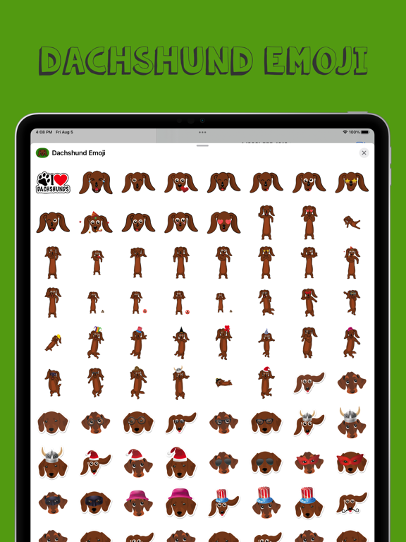 Screenshot #4 pour Dachshund Emoji