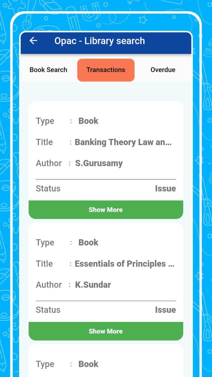 Impres - Student and Staff login