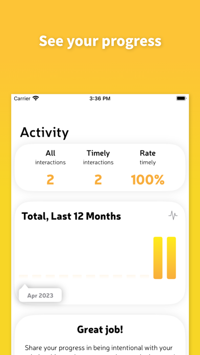 Linc - Friendship Tracker Screenshot