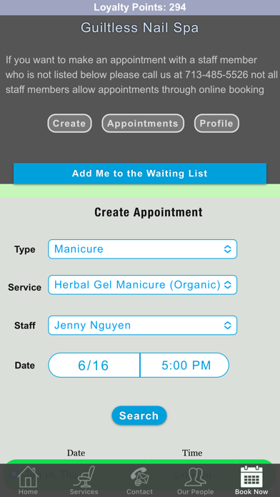 Guiltless Nail Spa Screenshot