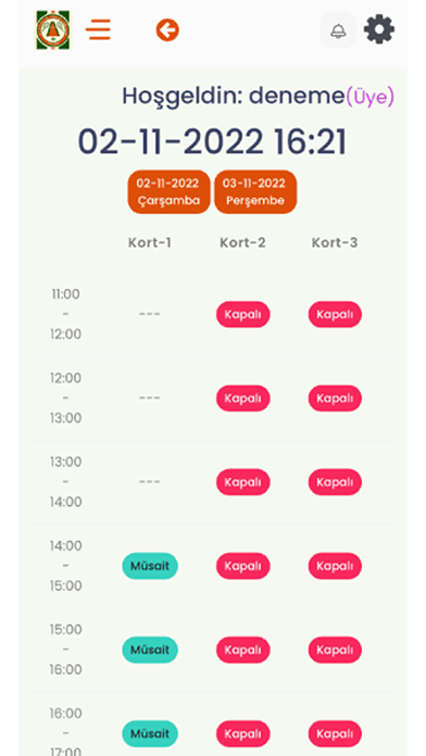 Altınoluk Tenis Kulübü Screenshot