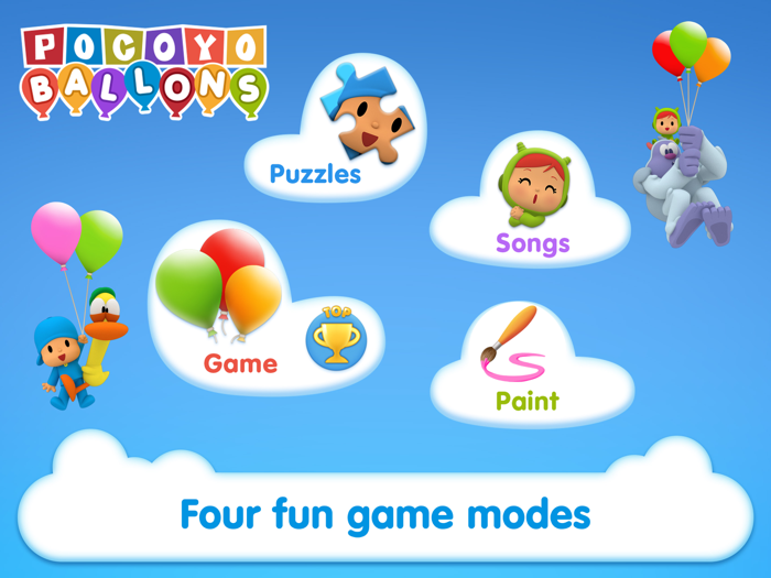 Pocoyo Pop Balloons Game