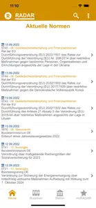 Normenradar screenshot #2 for iPhone