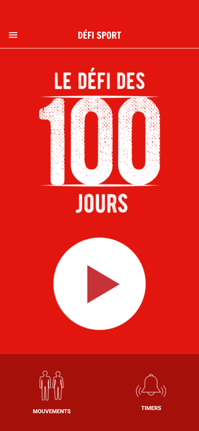 Défi des 100 jours SPORT