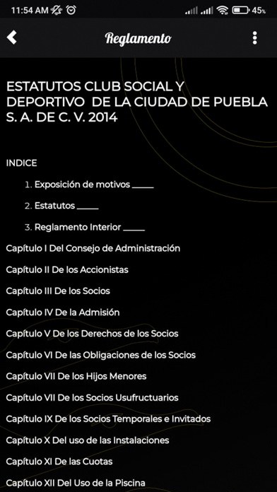 Club Britania Zavaleta. Screenshot