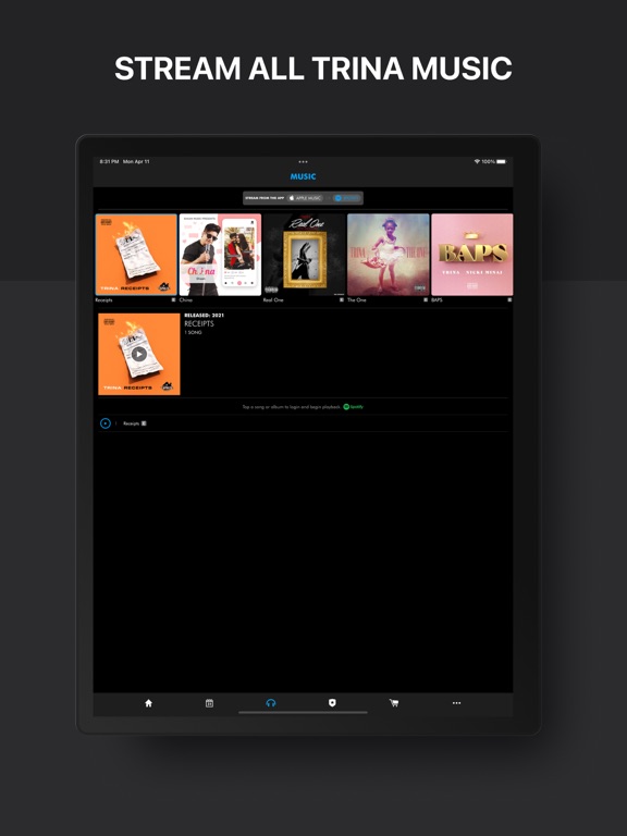 Trina - Official App iPad screenshot 4 - Social Networking app