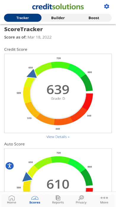 Credit Solutions Screenshot