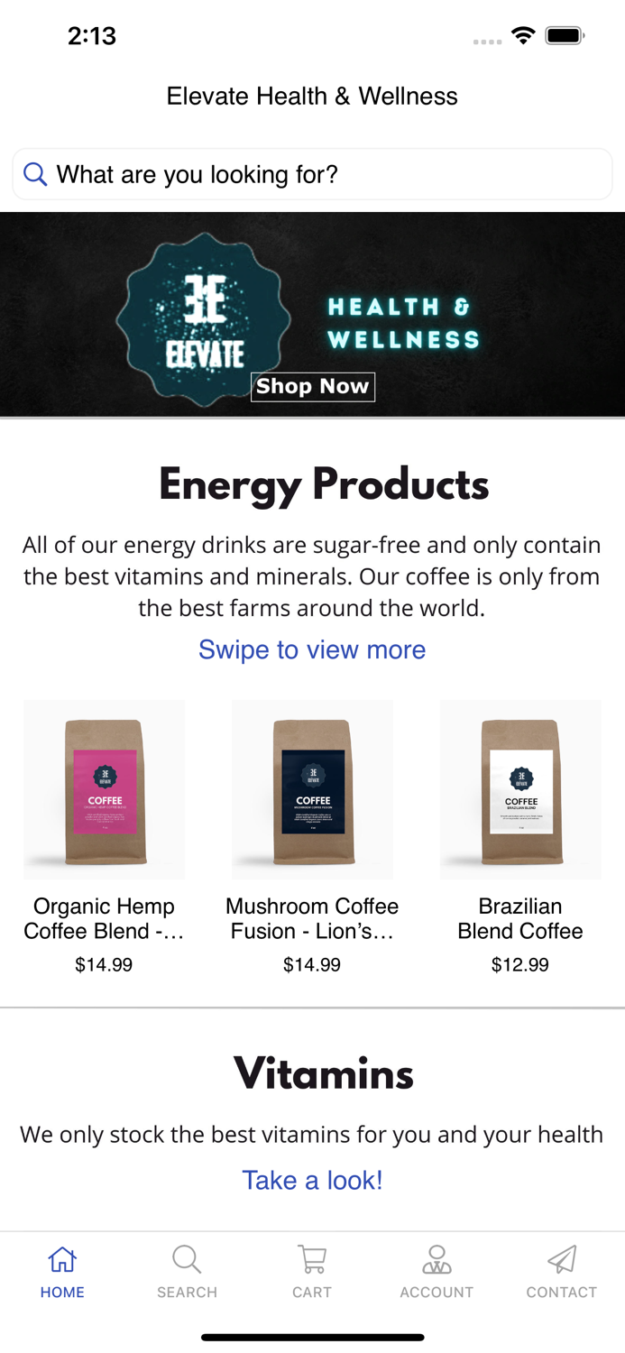 Elevate Health Shop