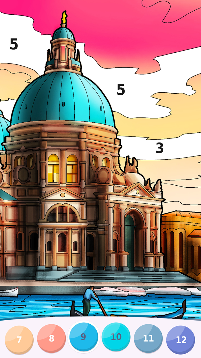 Relax Color by Number