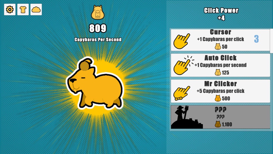 #1. Capybara Clicker (iOS) 来自: CrazyGames.com