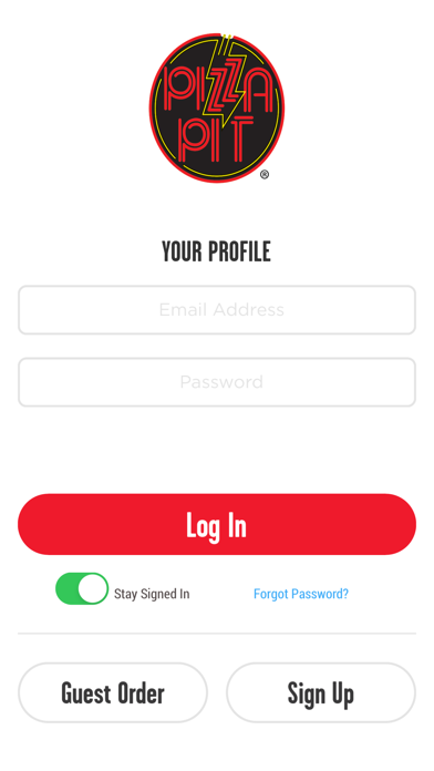 Pizza Pit App Screenshot