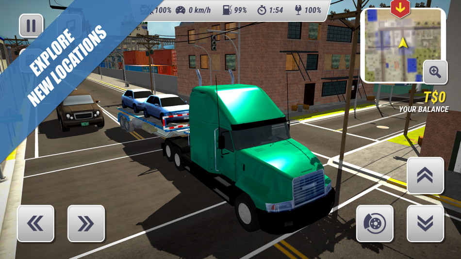 #4. Big Truck Hero - Real Driver (iOS) Ved: Xander Khudanich