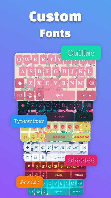 AnyKey: Cool Fonts & Keyboards Screenshot