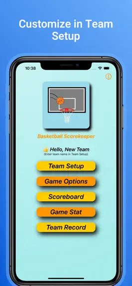 Game screenshot Team Basketball Scorekeeper mod apk