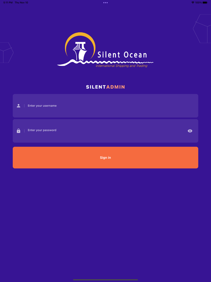 Silent Ocean Admin