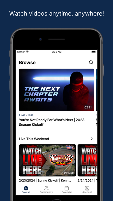 RaceON TV Screenshot
