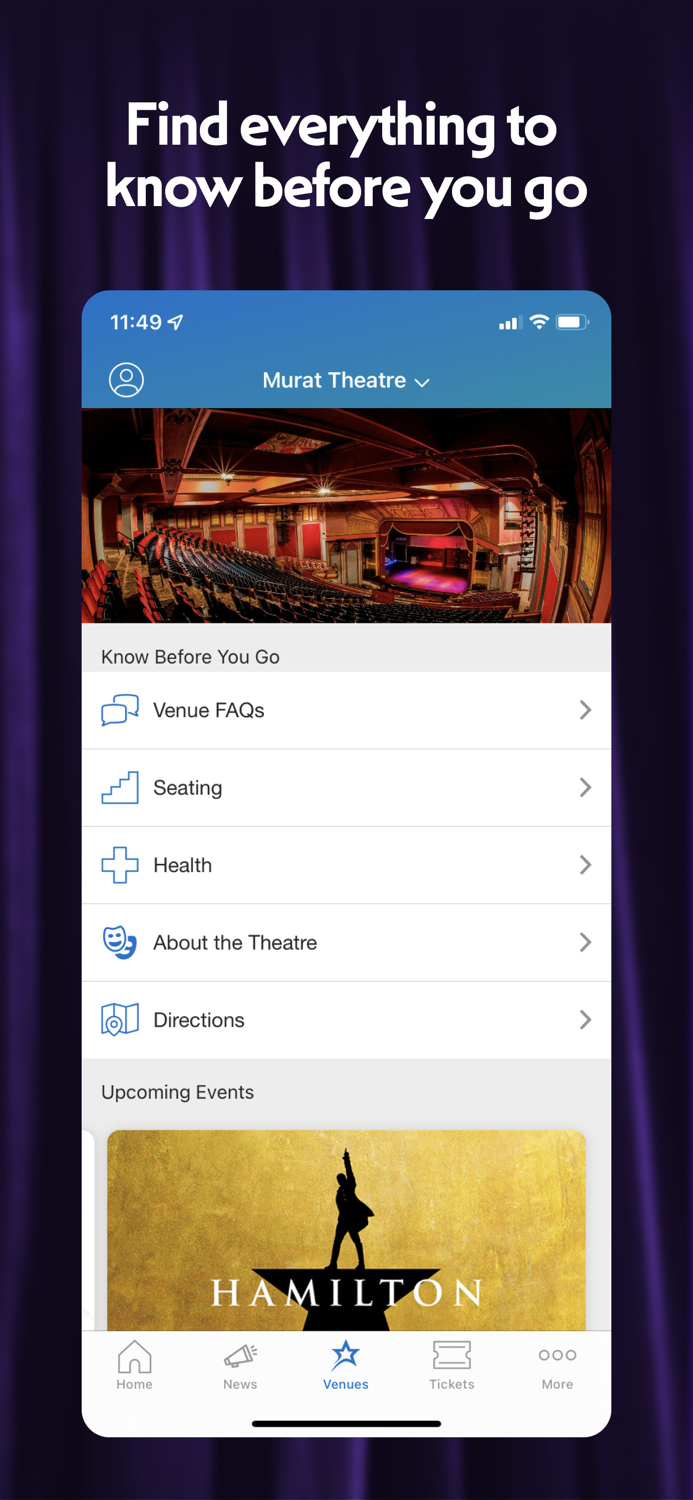 Broadway in Indianapolis