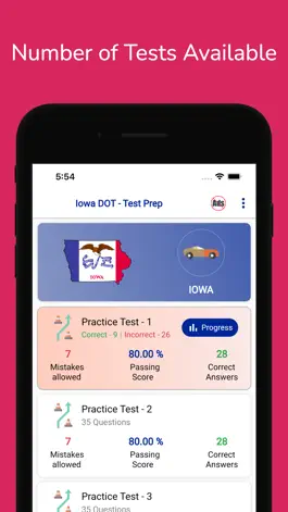 Game screenshot Iowa DOT Permit Practice hack