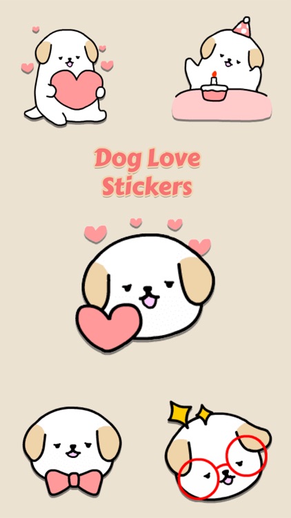 Dog Love Stickers - WASticker