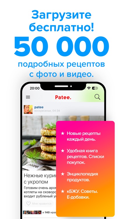 Patee. Рецепты