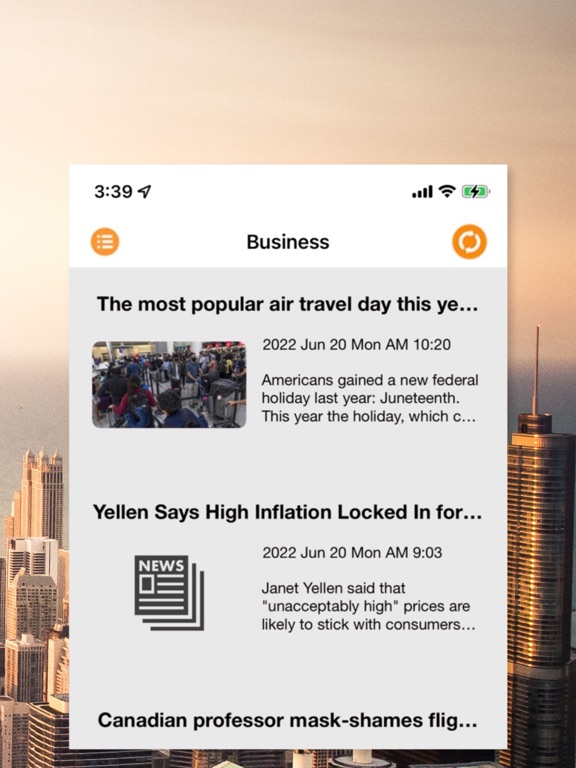World - News iPad screenshot 4 - News app