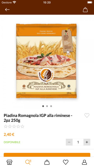 Riccione Piadina Shop Screenshot