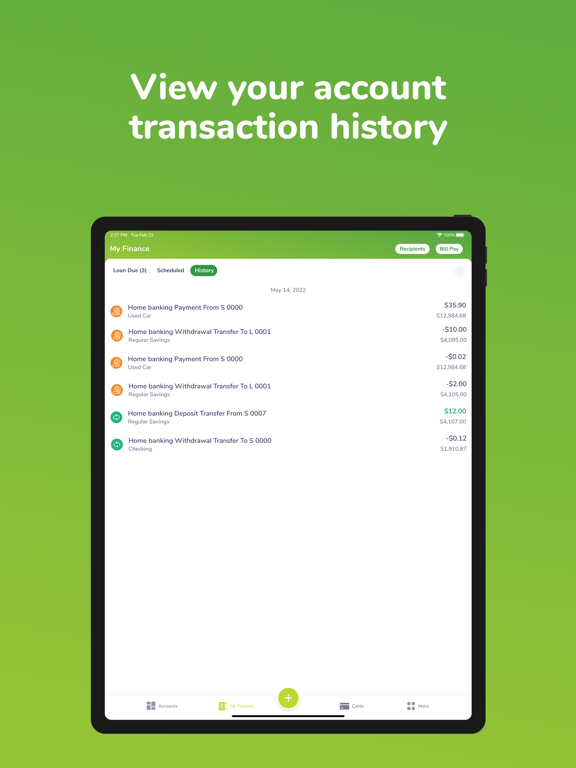 University of Hawaii FCU iPad screenshot 4 - Finance app