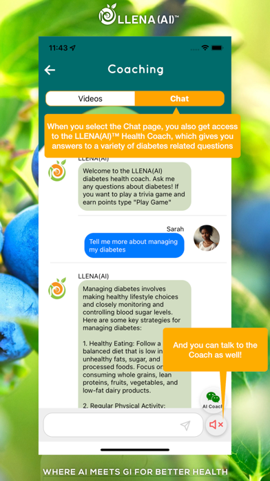 LLENA(AI) Health Solutions,Inc iPhone screenshot 9 - Food & Drink app