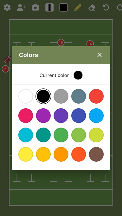 Rugby Tactic Board Screenshot