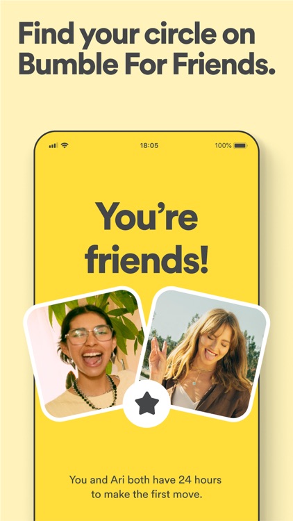 Bumble For Friends: Meet IRL screenshot-3