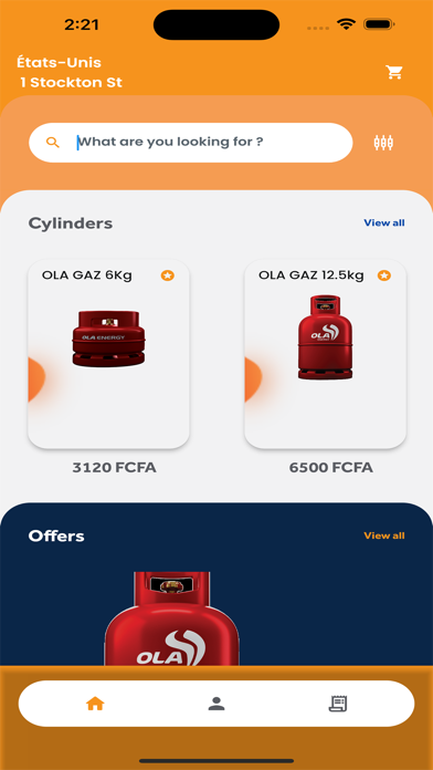 OLA GAZ EXPRESS CI Screenshot