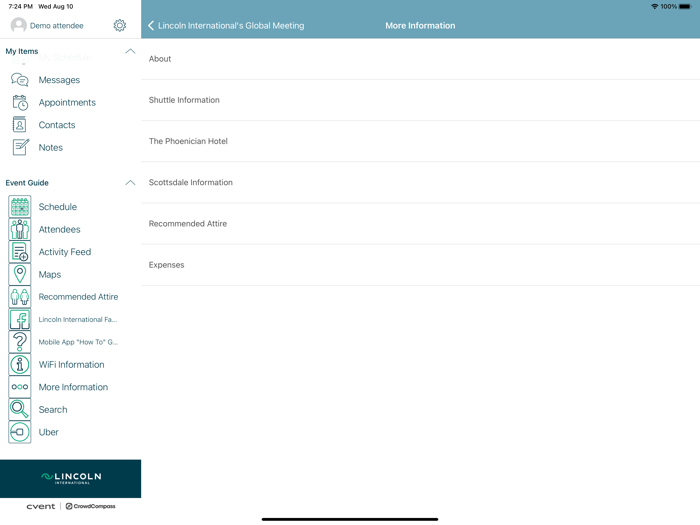 Lincoln International Events