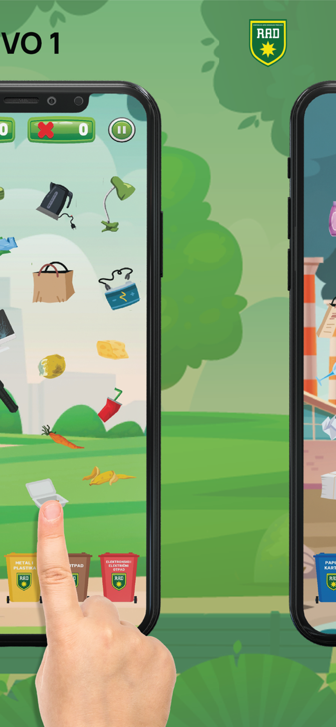 Razvrstaj uz RAD za cist grad