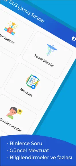 Game screenshot DUS Sınav Soruları apk