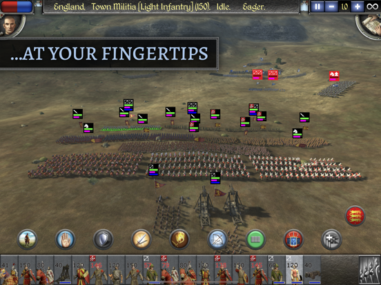 Total War: MEDIEVAL II iPad app afbeelding 2