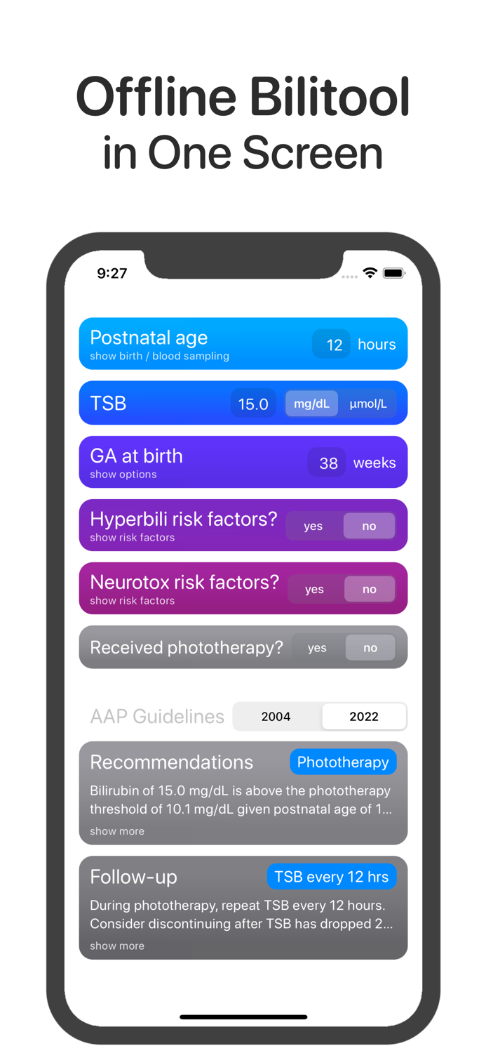 Bilirubin Bilitool Bili Tool