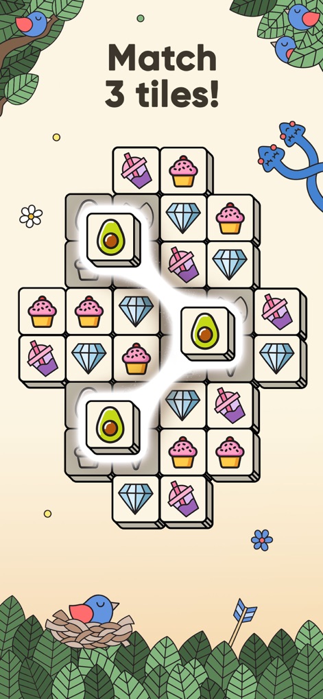 3 Tiles: Connect Tile Matching - Games App | MWM