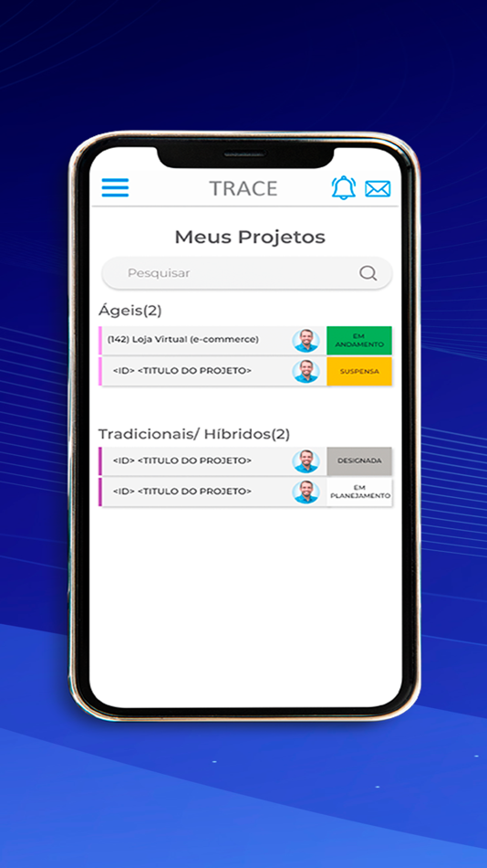 #3. Trace Projetos e Tarefas (iOS) 由: Daiane Dornelles De Castro