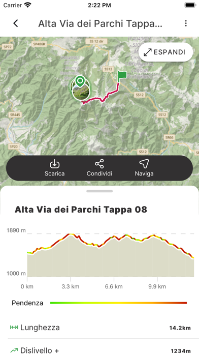 ItinerariParchiEmiliaCentrale Screenshot