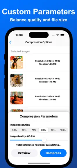 Game screenshot Compressor: Photos & Pictures apk