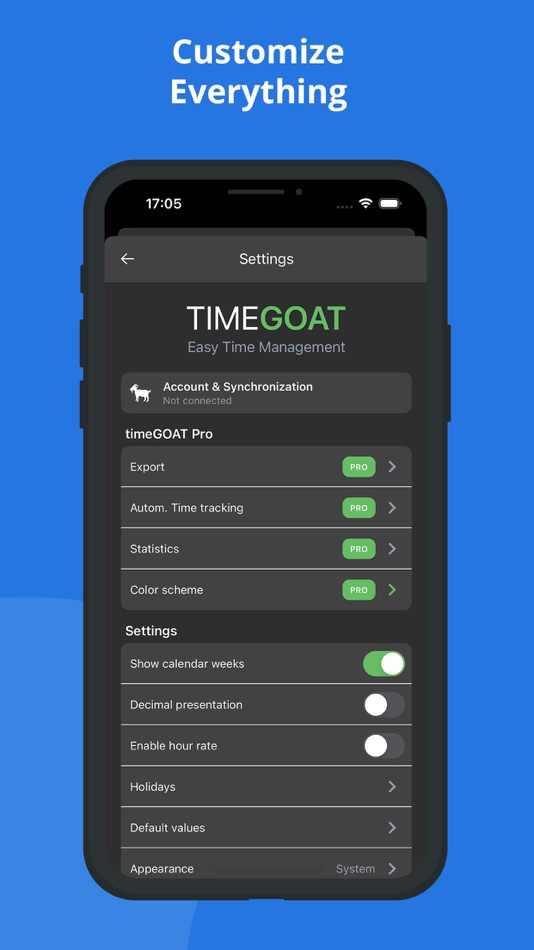 #3. timeGOAT - Time Tracking (iOS) By: App Monkey Development Studio GmbH