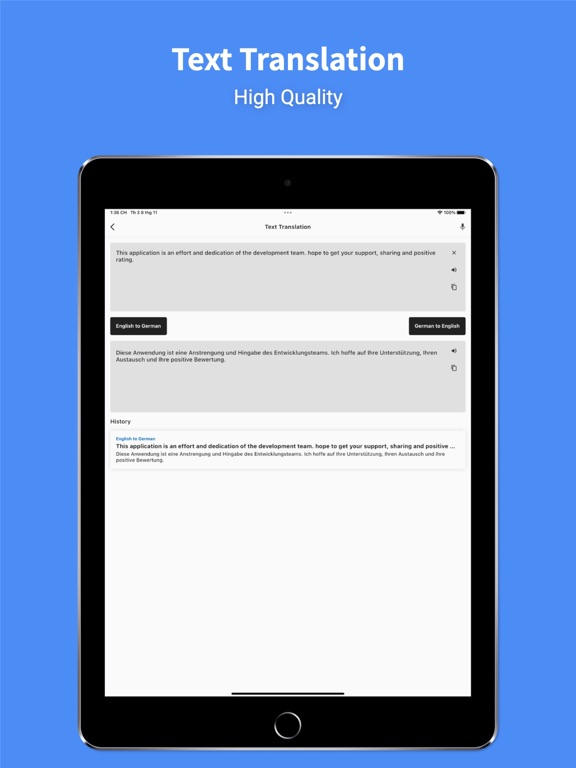 German - English : Translator iPad screenshot 4 - Productivity app
