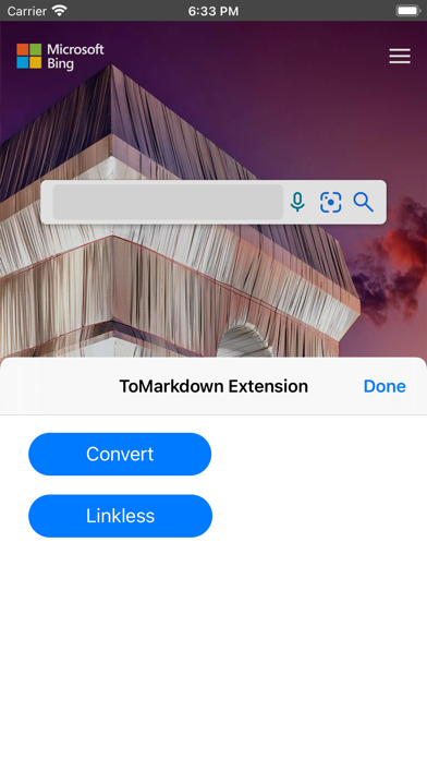 ToMarkdown Screenshot