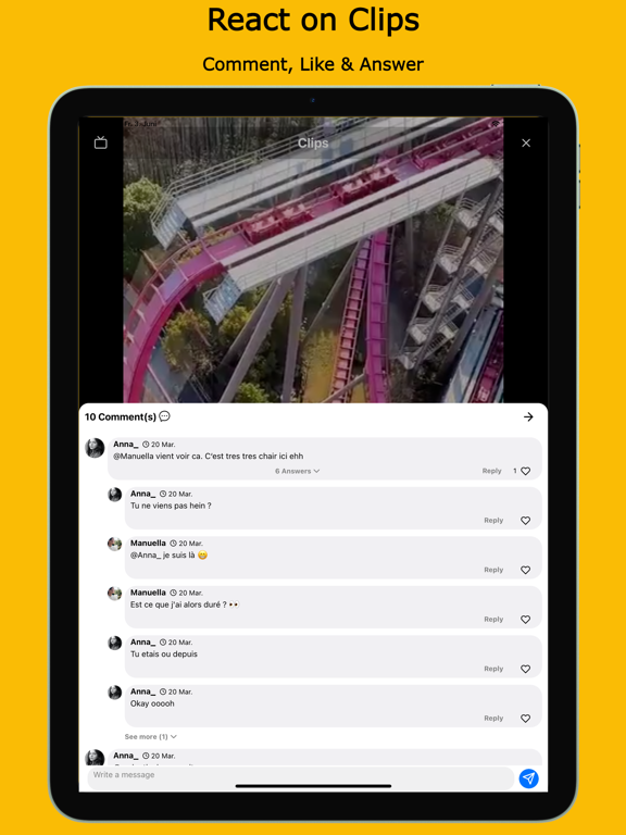 LetTalk iPad screenshot 9 - Social Networking app