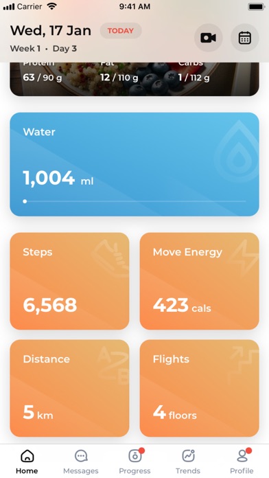 ENRG.fit Screenshot