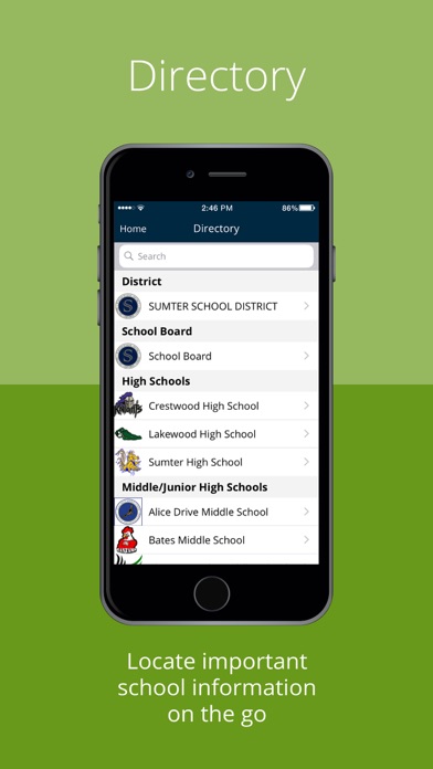 Sumter School District Screenshot