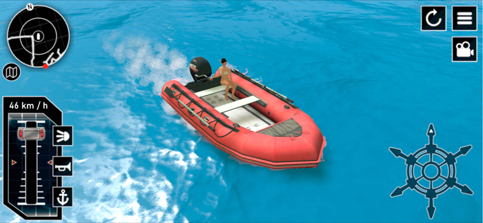 Boat simulator Beyond the sea