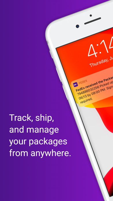 FedEx Mobile Screenshot
